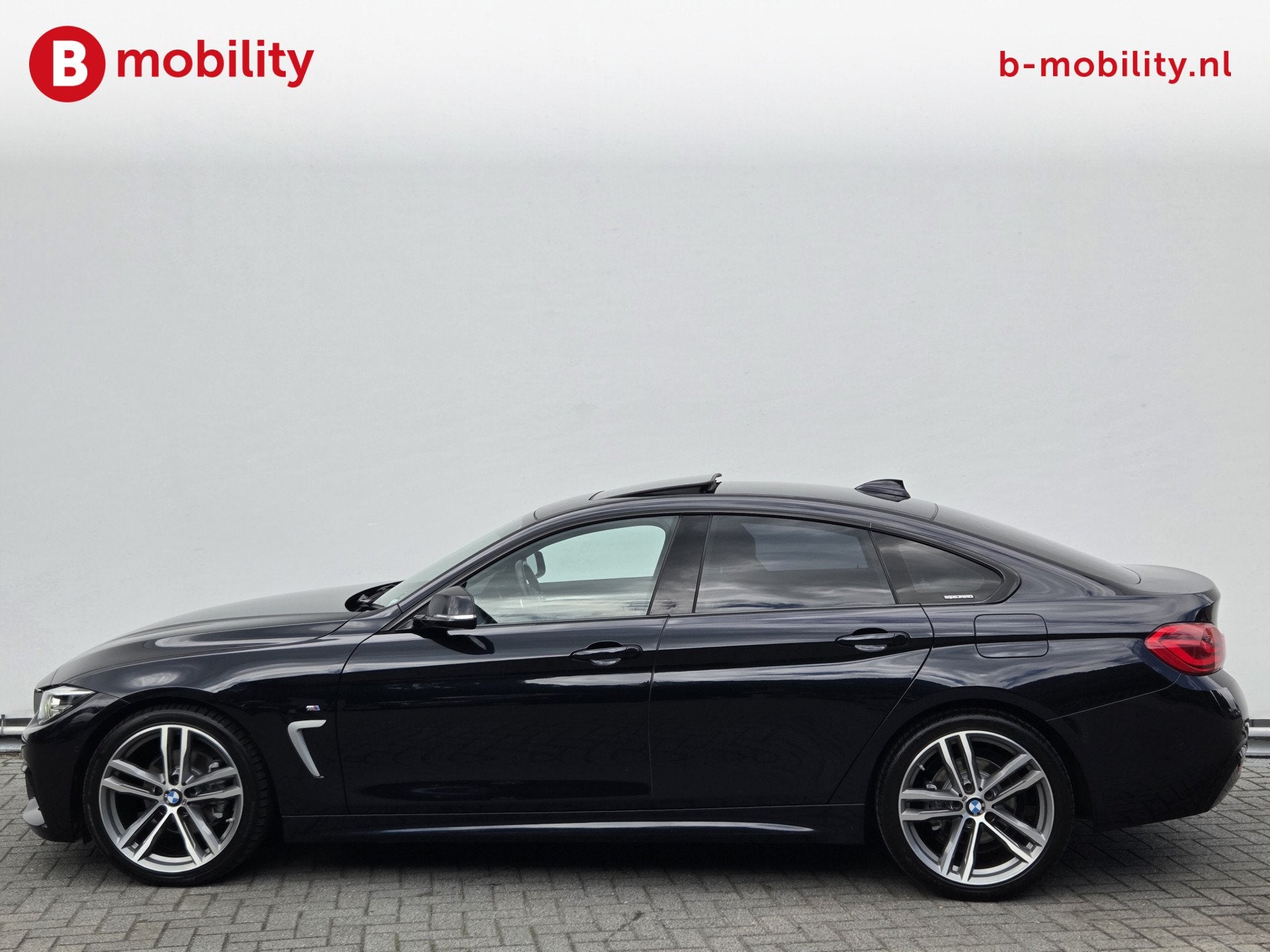 BMW 4 Serie Gran Coupé 420i High Executive M-Sport Schuif/K, Auto's, Automaat, 1998 cc, Achterwielaandrijving, Gebruikt