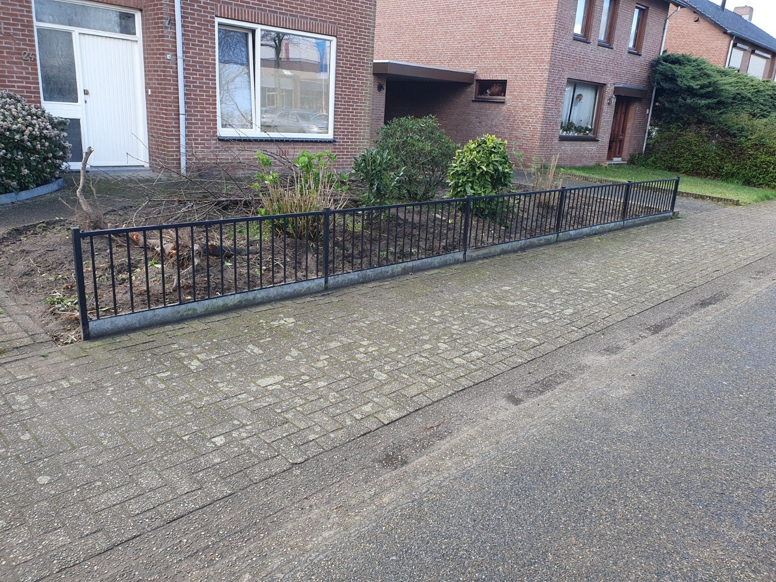 Hekwerk gegalvaniseerd, Tuin en Terras, Tuinhekken en Hekwerk, Ophalen, Gebruikt, IJzer, Spijlenhekwerk