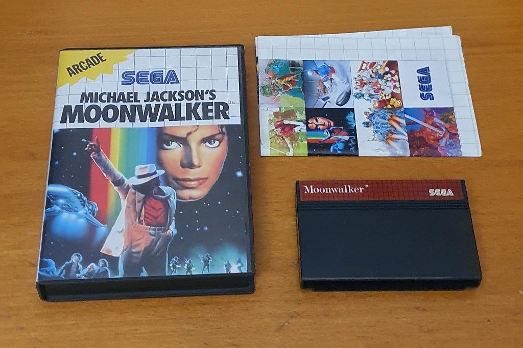 Michael Jackson's Moonwalker Sega Master System, Spelcomputers en Games, Avontuur en Actie, Gebruikt, 1 speler, Ophalen of Verzenden