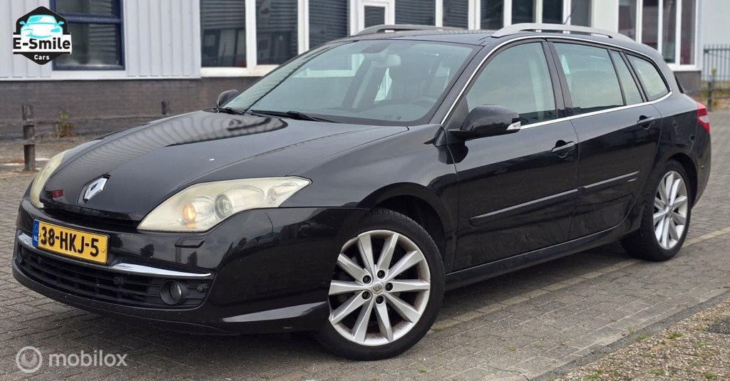 Renault Laguna Estate 2.0 16V Dynamique/Airco/Cruise/APK!, Auto's, Laguna, Gebruikt, 4 cilinders, Zwart