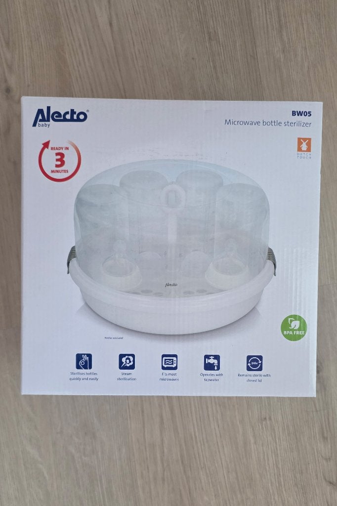 Nieuw in doos: Sterilisator Magnetron Alecto, Ophalen, Nieuw, Sterilisator