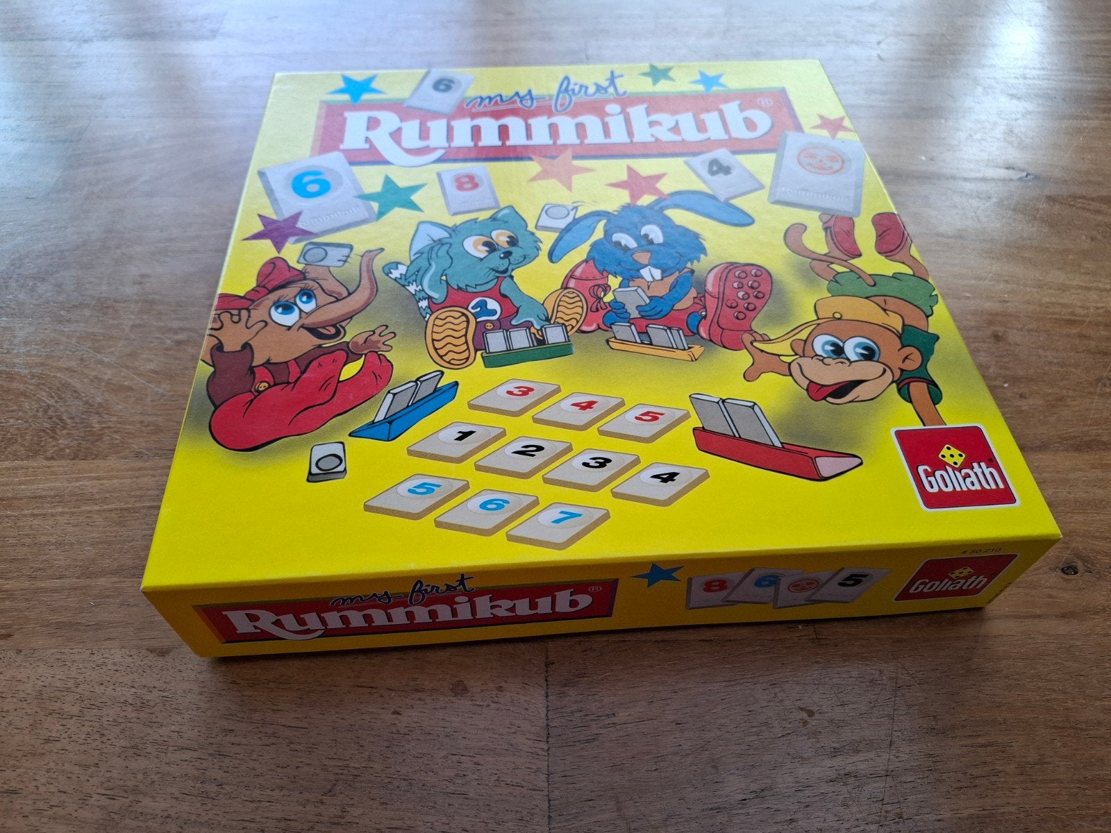 My First Rummikub - Educatief cijferspel voor kinderen, Drie of vier spelers, Ophalen, Zo goed als nieuw, Goliath