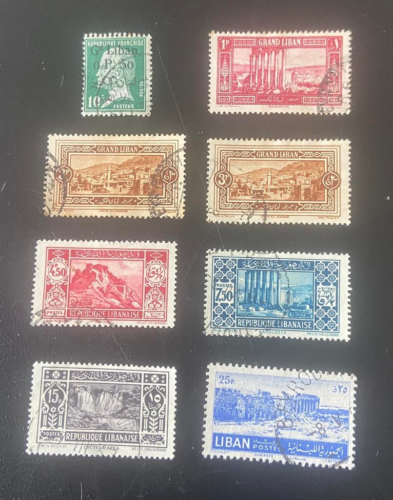Libanon gestempeld tussen 1924 en 1952, Verzenden, Midden-Oosten