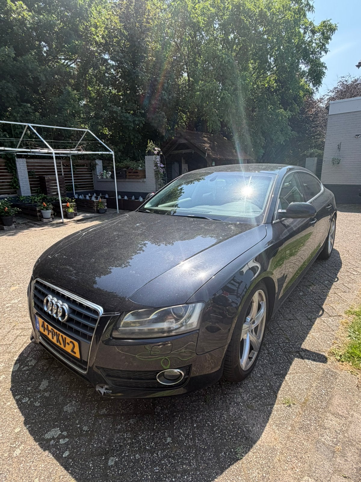 Audi A5 2.0 Tfsi 132KW Sportback M-tr 2010 Zwart, 4 cilinders, 1984 cc, Zwart, 14 km/l