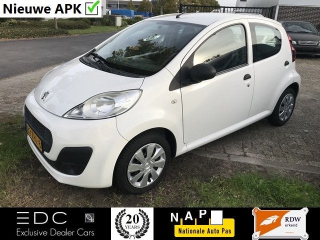 Peugeot 107 1.0 Airco | 5-Deurs | Facelift | NAP | 2e Eigena, Voorwielaandrijving, Euro 5, Gebruikt, 4 stoelen