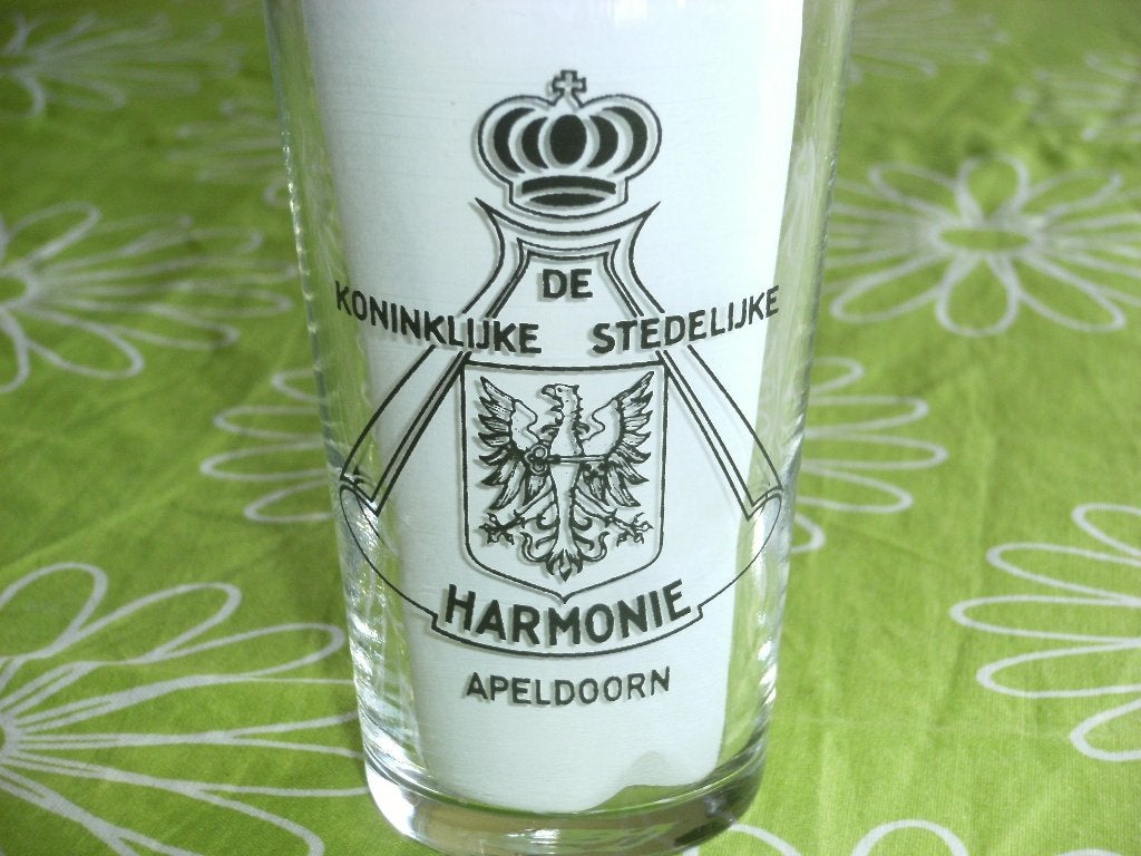 De koninklijke stedelijke Harmonie Apeldoorn - bierglas, Verzamelen, Ophalen of Verzenden, Zo goed als nieuw