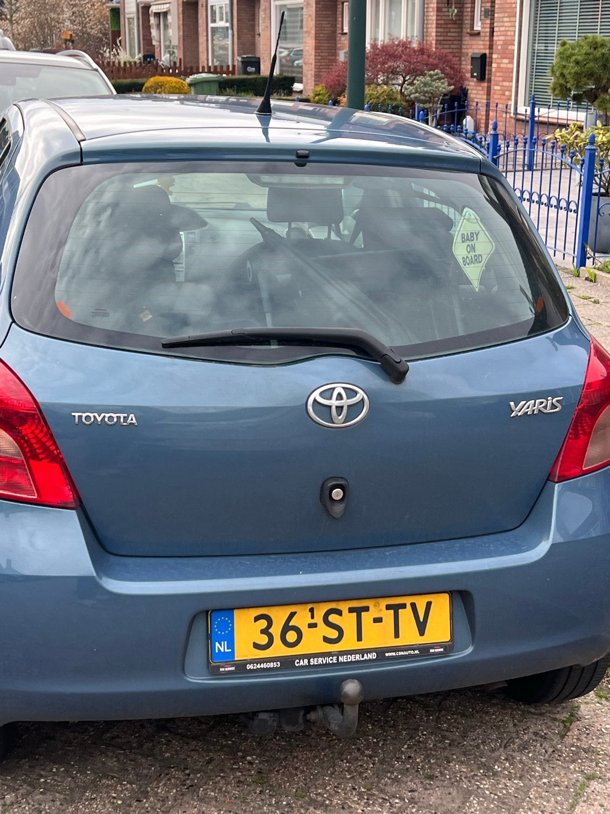 Toyota Yaris 1.3 16V Vvt-i 5DR SOL MMT 2006 Blauw, Auto's, Stof, 40 €/maand, 750 kg, 4 cilinders