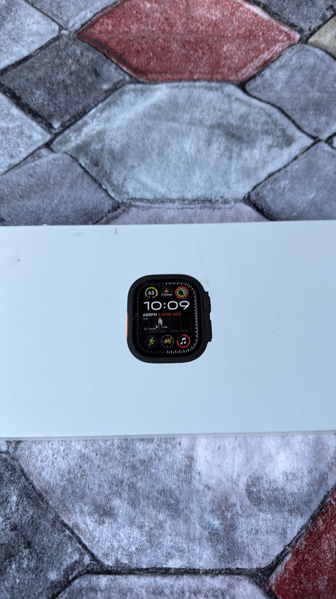 Apple watch ultra 2 49mm black, Ophalen of Verzenden, Nieuw, Zwart, IOS