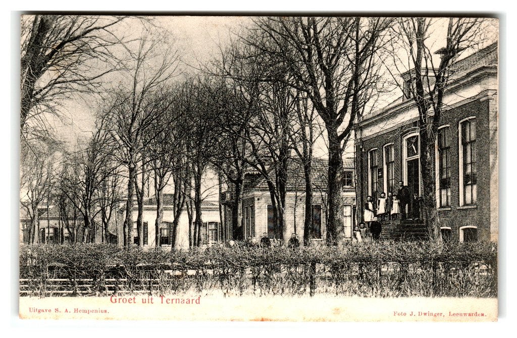 Ternaard, Groet uit Ternaard, Verzenden, Voor 1920, Gelopen, Friesland