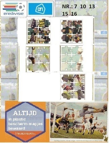 AH puzzel stukjes voetbal / puzzelstukjes, Albert Heijn, Ophalen of Verzenden