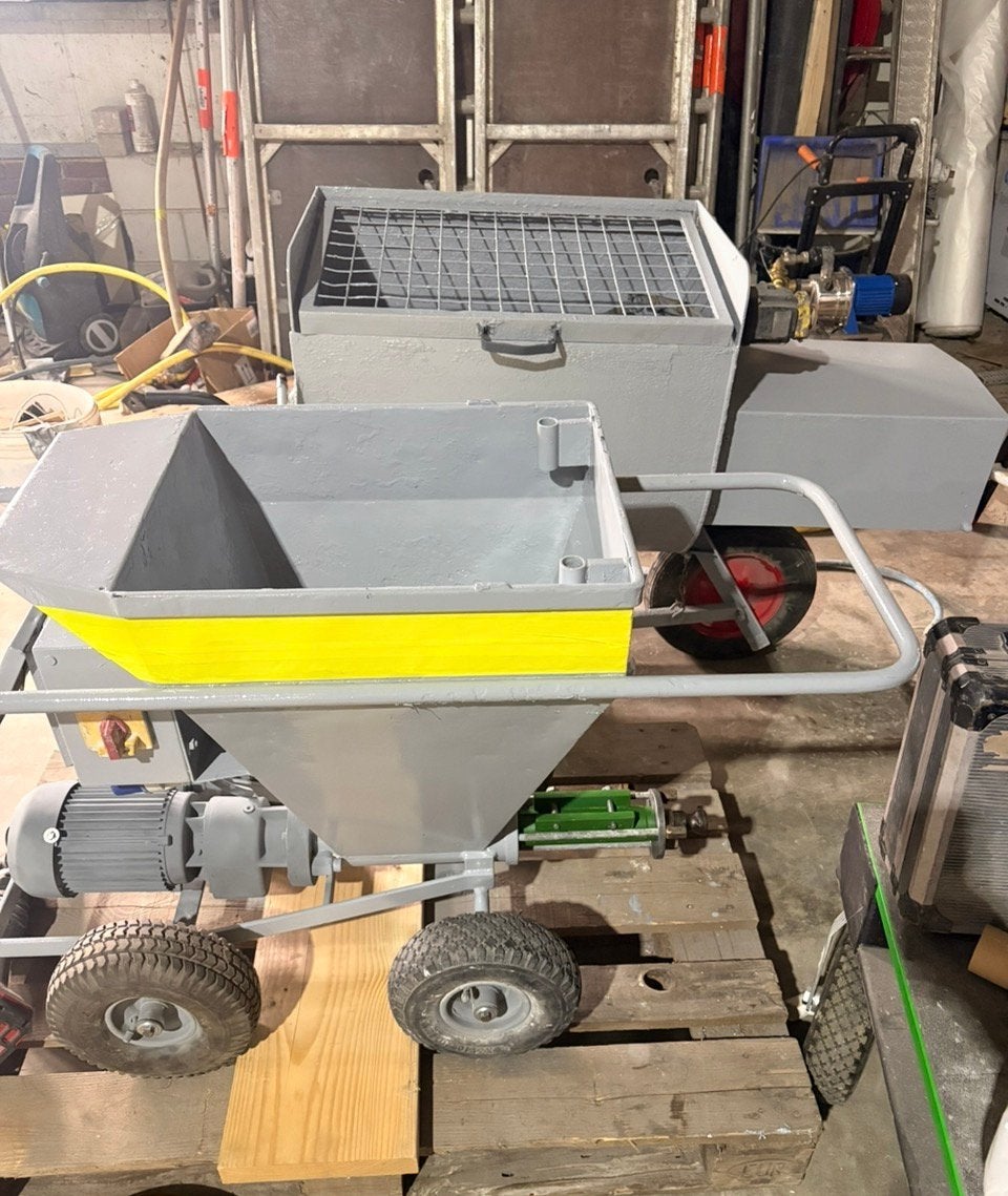 Leem stuc / hst menger / gbt 1,5kw dikstofpomp, Doe-het-zelf en Verbouw, Ophalen, Gebruikt