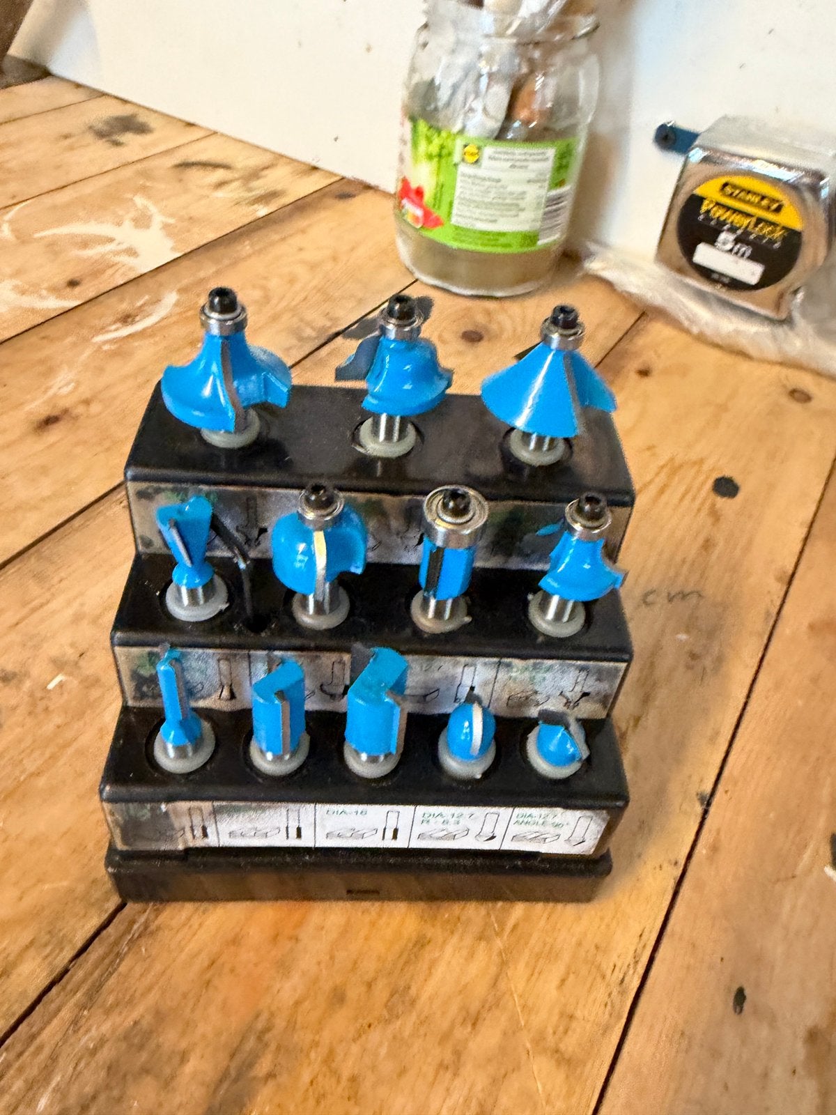 Set frezen met 7 mm stift, Ophalen of Verzenden, Zo goed als nieuw, Elektrisch, Overige soorten