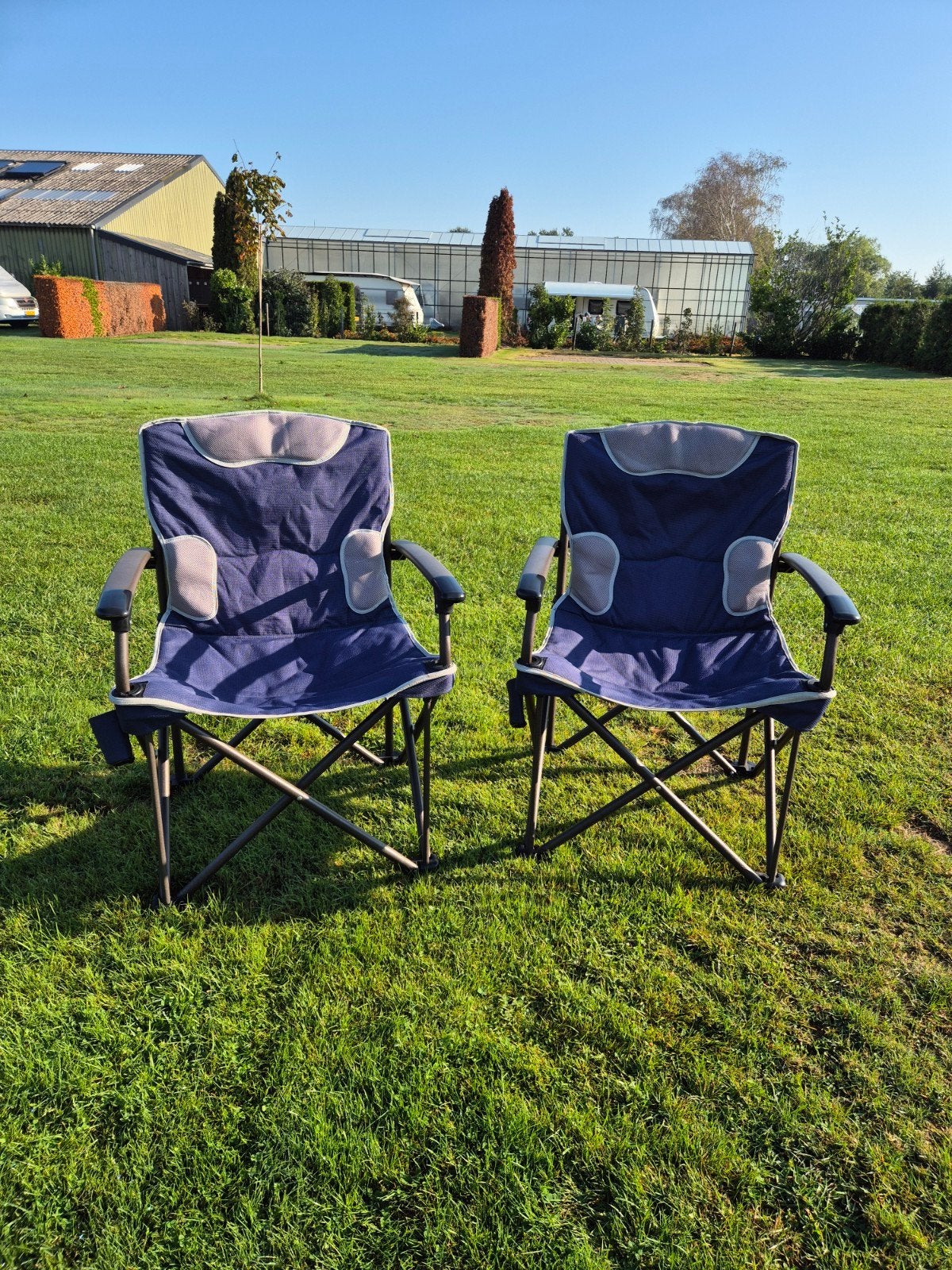 2x Redwood Outdoor Campingstoel, Caravans en Kamperen, Ophalen, Zo goed als nieuw, Campingstoel