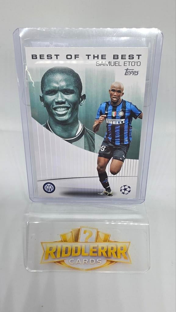 Samuel Eto'o Topps Best of the Best Inter Milan, Verzamelen, Sportartikelen en Voetbal, Nieuw, Spelerskaart, Buitenlandse clubs