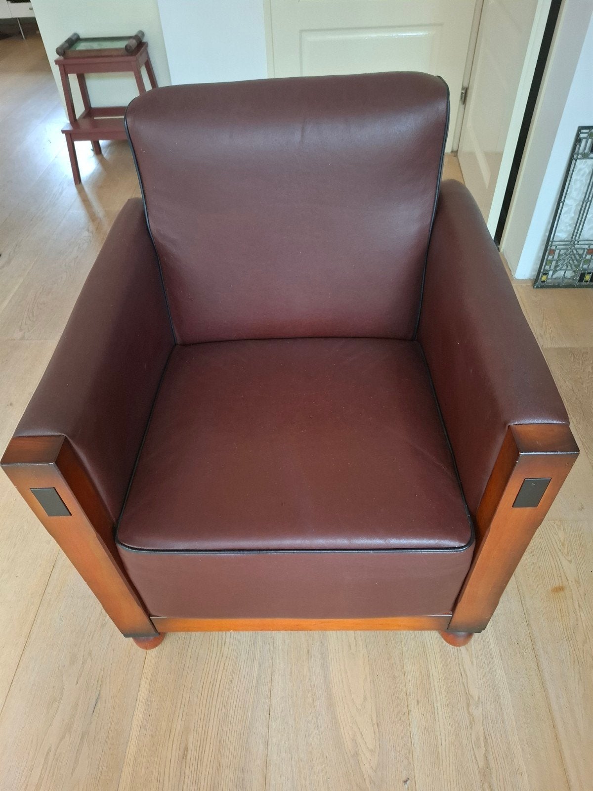 Rooker 1 fauteuil, art deco geinspireerd, Ophalen, Gebruikt, Minder dan 75 cm, Hout