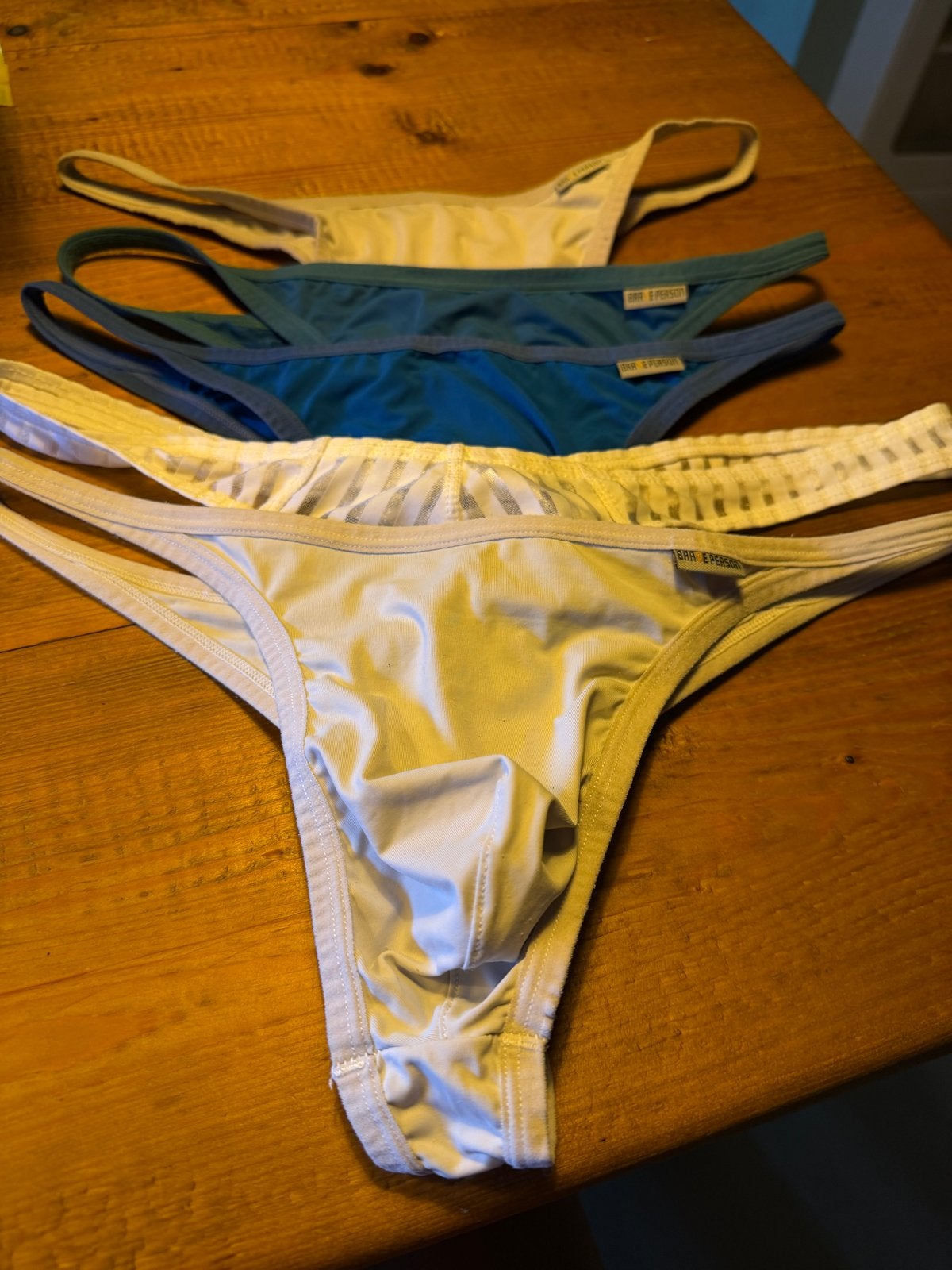 Set van 4 comfortabele heren strings en slips - Maat M, Ophalen of Verzenden, Meerkleurig, Slip
