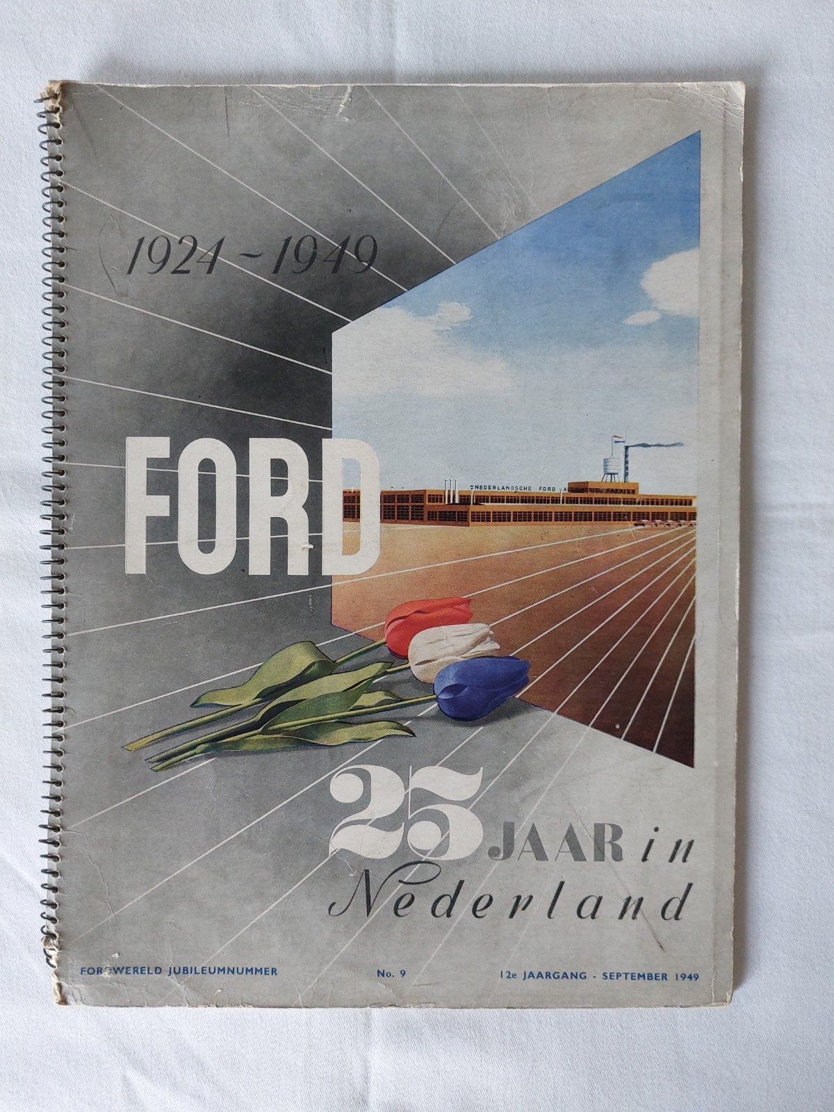 Ford Jubileumuitgave 1924-1949 - 25 Jaar in Nederland, Ophalen of Verzenden, Gelezen, Ford, N.V. Nederlandsche Ford Automobiel Fabriek