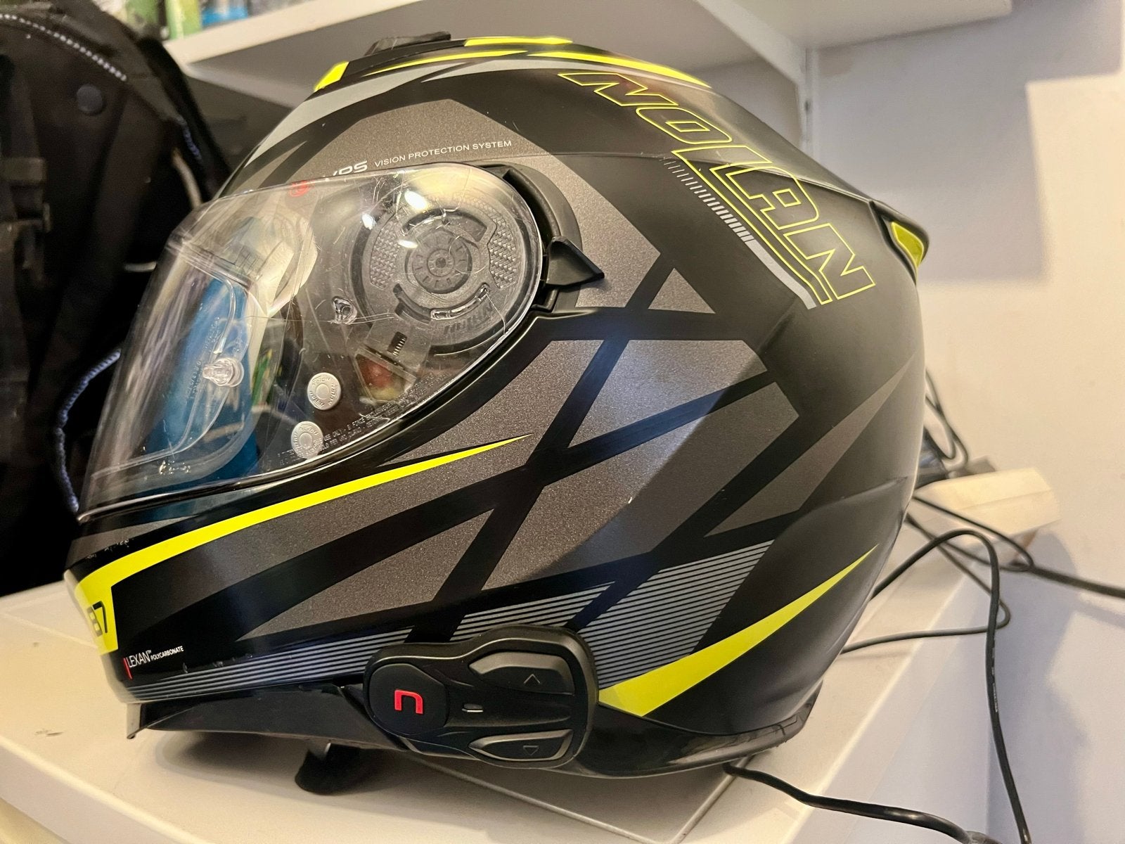 Nolan N87 Integraalhelm met N-Com communicatiesysteem, Heren, Nolan, Ophalen of Verzenden, Integraalhelm