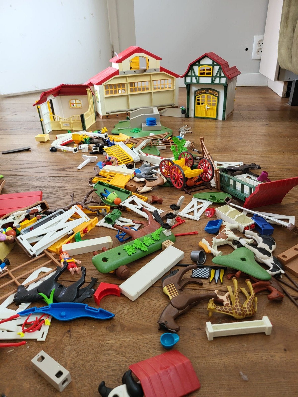 Playmobil manege paarden, Ophalen, Gebruikt, Gebouw, Complete set