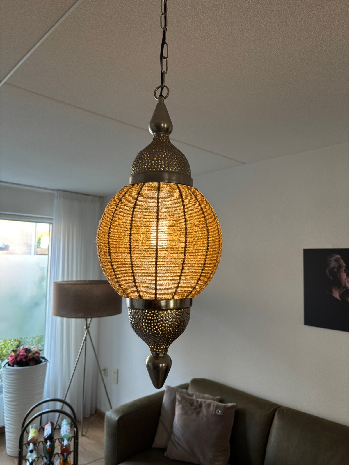 Kamerlamp - hanglamp, Huis en Inrichting, Ophalen, Zo goed als nieuw