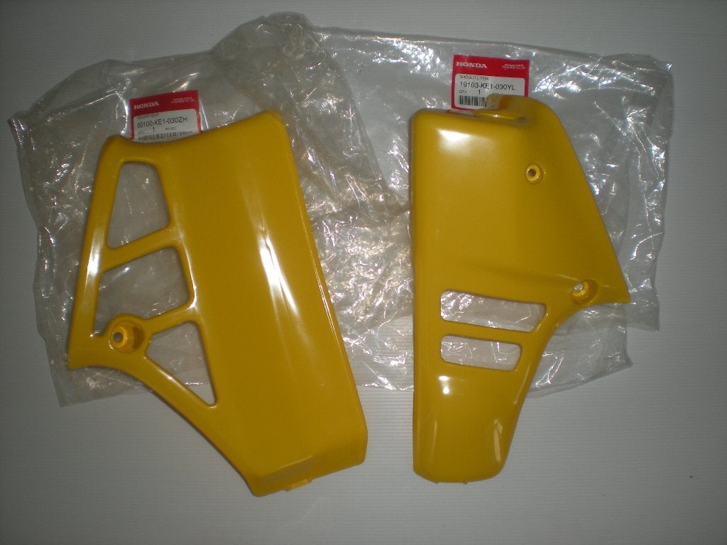 NOS Nieuw Setje Radiateur/Kappen Honda MTX80R2/MTX125R/200R, Verzenden, Nieuw, Kap, Honda