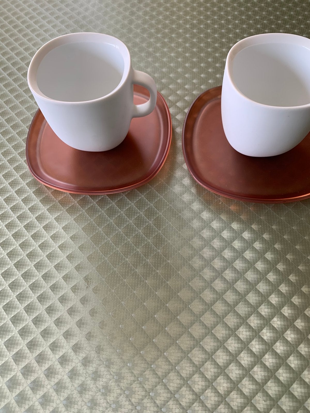 Nespresso glazen en aardewerk kopjes1 espresso,5 lungo, Huis en Inrichting, Keuken | Servies, Kop(pen) en/of Schotel(s), Overige stijlen