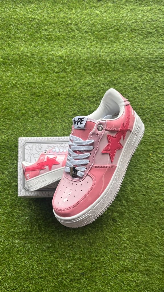 Bapesta, Ophalen of Verzenden, Zo goed als nieuw, Roze, Sneakers of Gympen