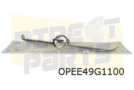 Opel Corsa grille embleem logo ''Opel'' voorzijde Origineel!, -, Verzenden, -, Opel