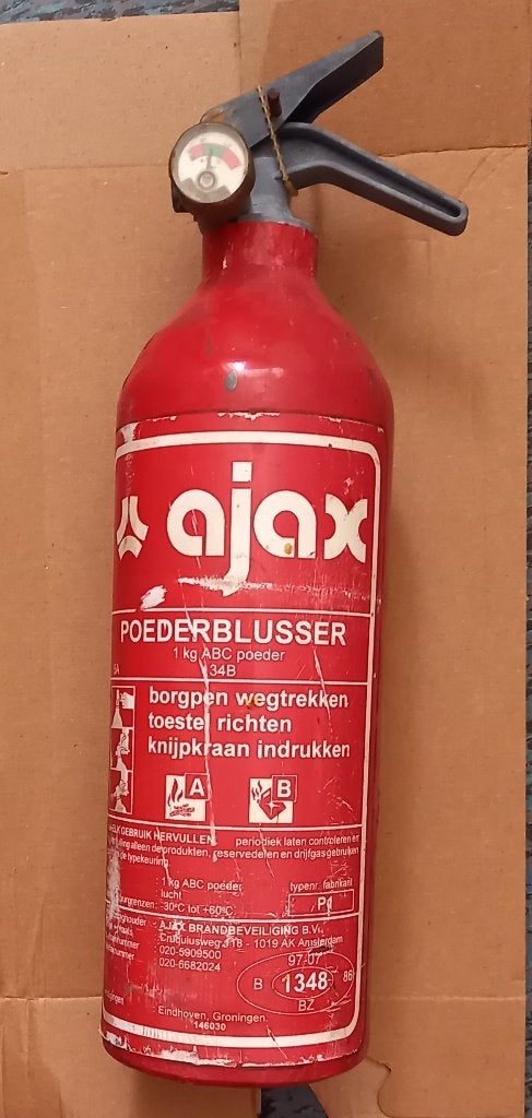 Ajax  brandblusser poederblusser 1 kg, Verzenden, Gebruikt, Brandblusser