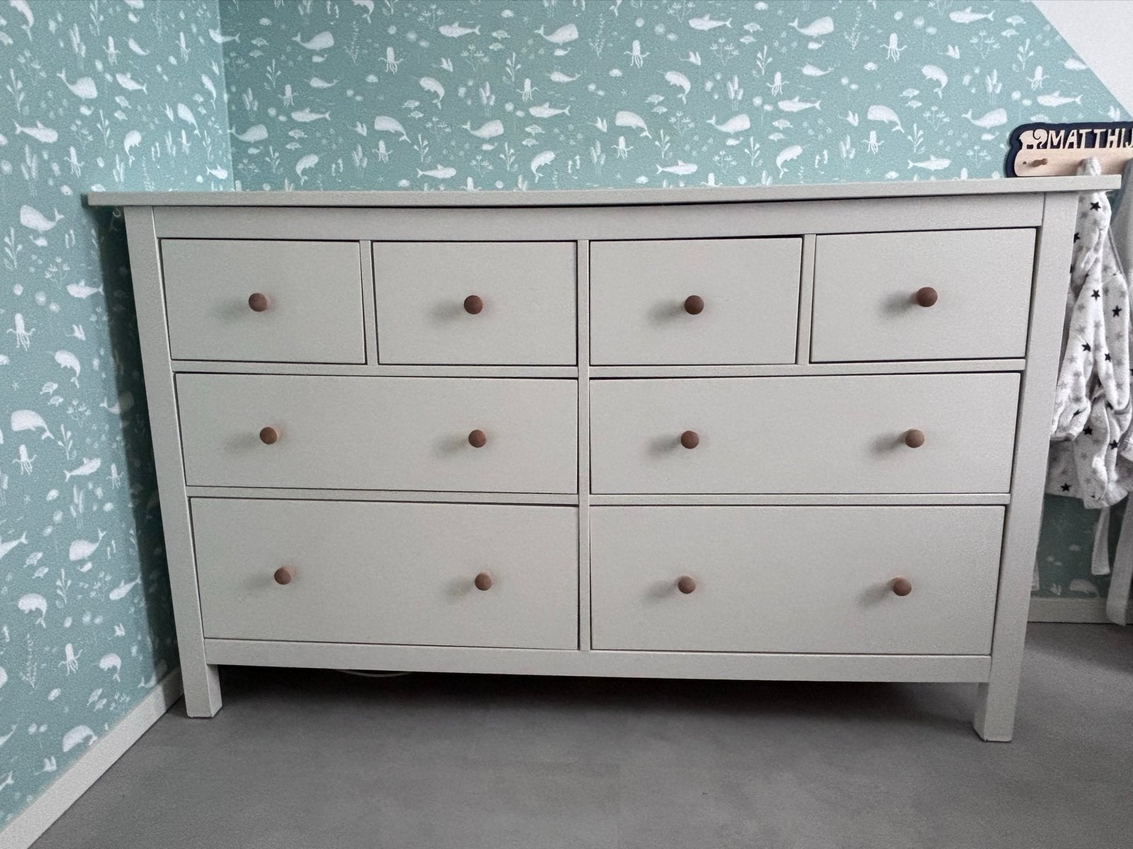 IKEA Hemnes ladekast met 8 lades - Gebruikt, Ophalen, Gebruikt, 5 laden of meer, 100 tot 150 cm