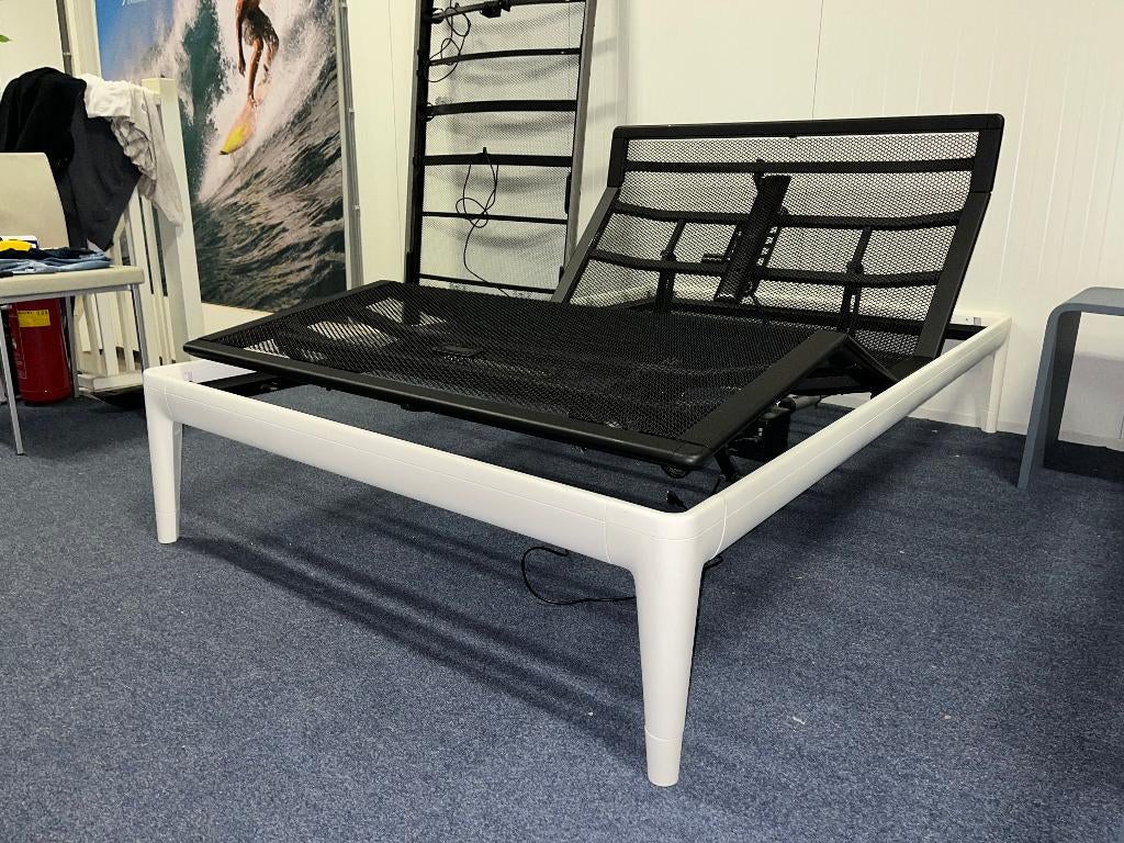 Elektrische Auping Essential (120x200cm)., Ophalen, Verstelbaar, Auping Essential, Wit