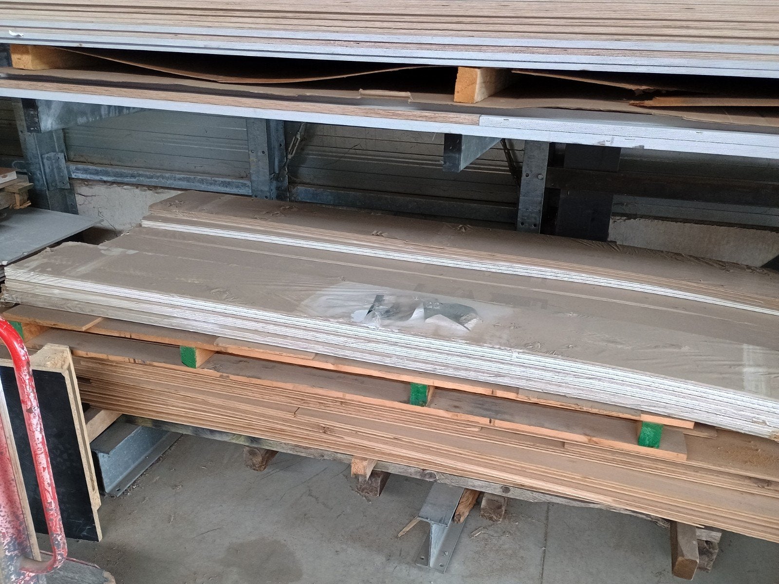 Wand en plafondpanelen wit houtmotief 18m², Doe-het-zelf en Verbouw, Hout en Planken, Nieuw, Plank, Overige houtsoorten, 250 tot 300 cm