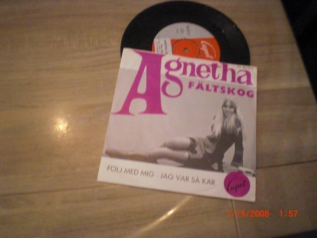 ABBA Agnetha Eerste Zweedse Solo Single, Cd's en Dvd's, Vinyl Singles, Ophalen of Verzenden, Gebruikt, Pop
