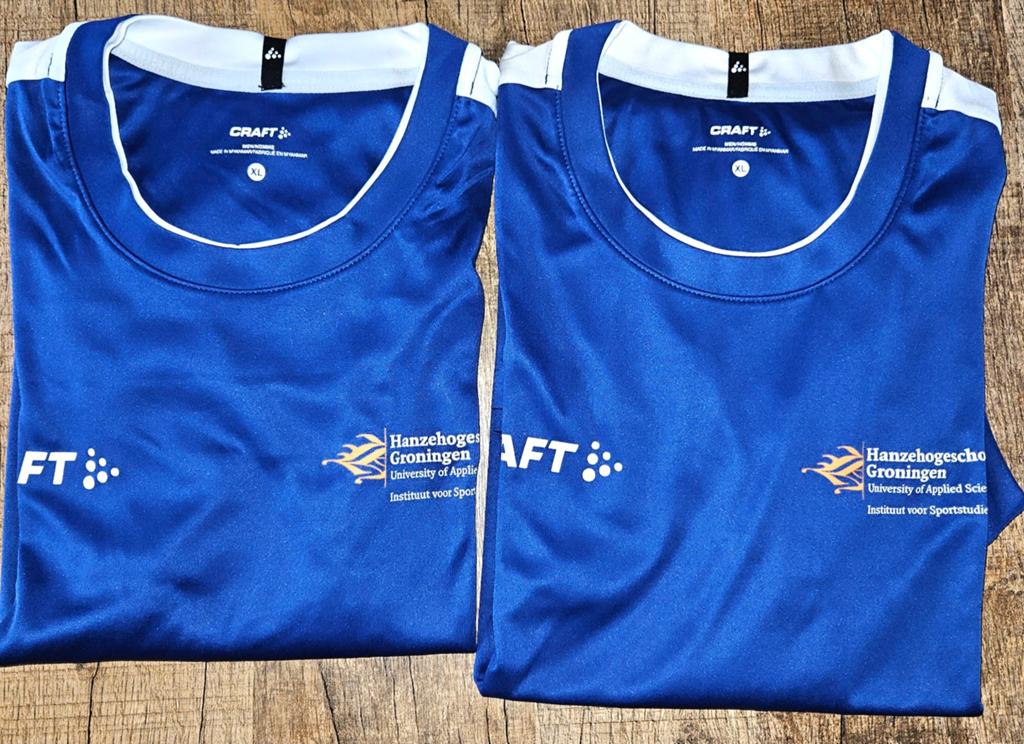 Shirts hanzehogeschool instituut voor sportstudies maat XL, Craft, Blauw, Maat 56/58 (XL), Ophalen of Verzenden