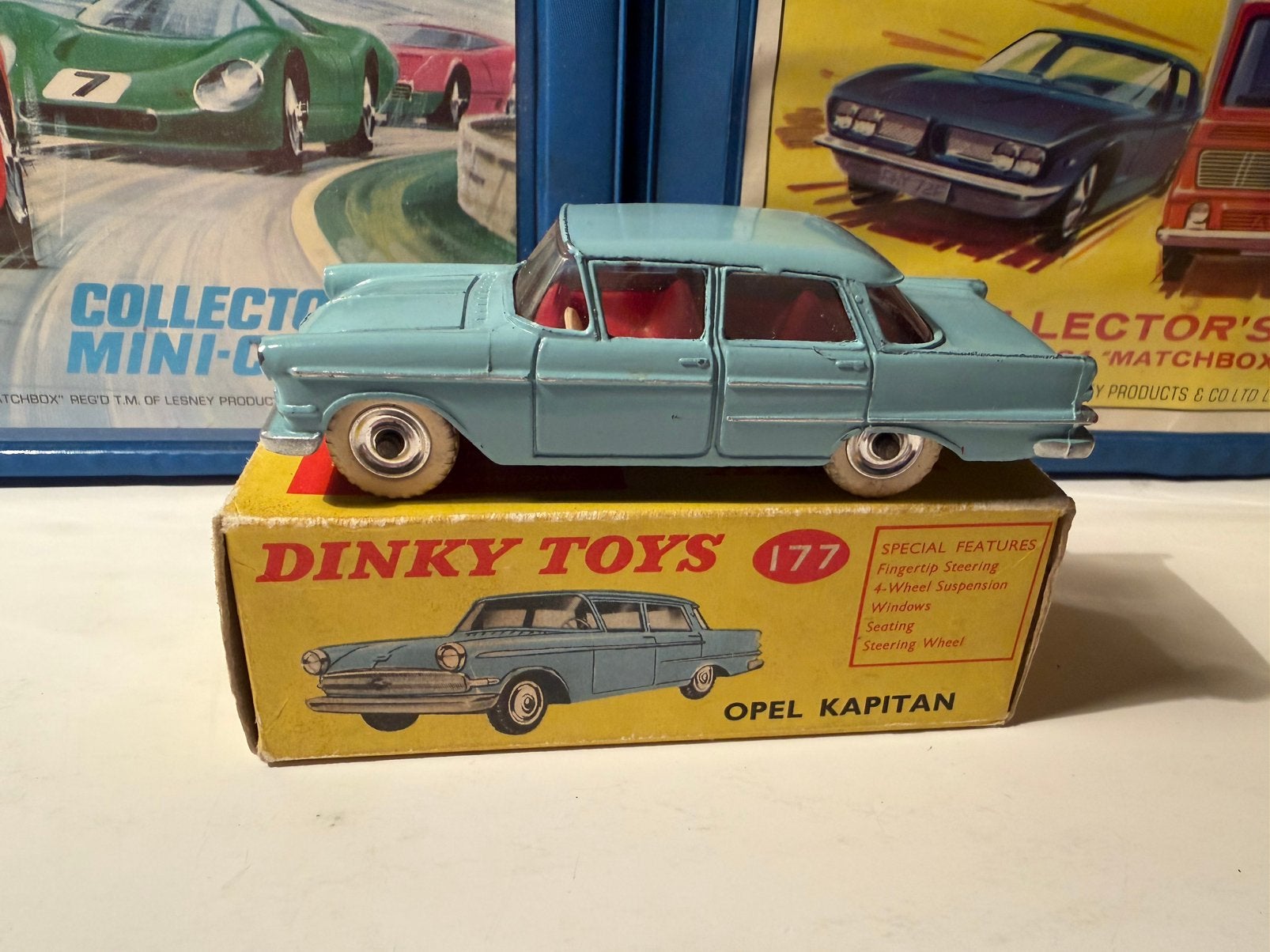 Dinky Toys Nr.177 Opel Kapitan, Hobby en Vrije tijd, Modelauto's | 1:43, Ophalen of Verzenden, Gebruikt, Auto, Dinky Toys