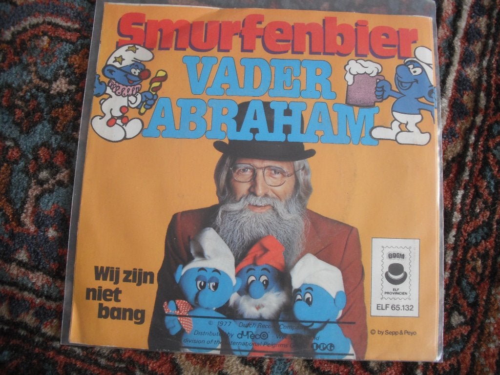 Vader Abraham - Smurfenbier., Ophalen of Verzenden, Gebruikt, 12 inch, Levenslied of Smartlap
