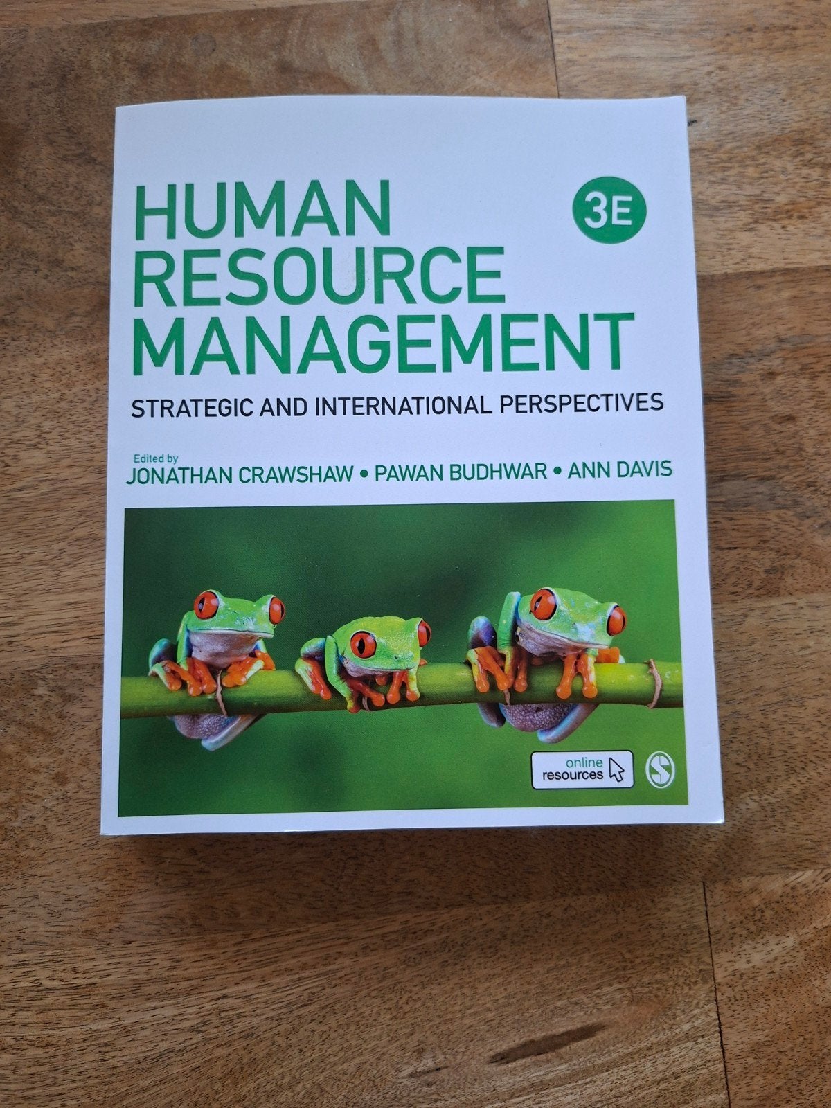 Human Resource Management - 3e editie, Zo goed als nieuw, Jonathan Crawshaw, Pawan Budhwar, Ann Davis, Gamma, HBO