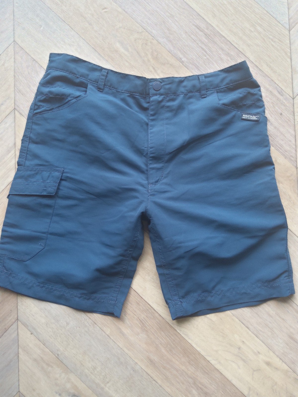 Korte wandelbroek blauw 164 Regatta, Kinderen en Baby's, Broek, Regatta, Ophalen of Verzenden, Zo goed als nieuw