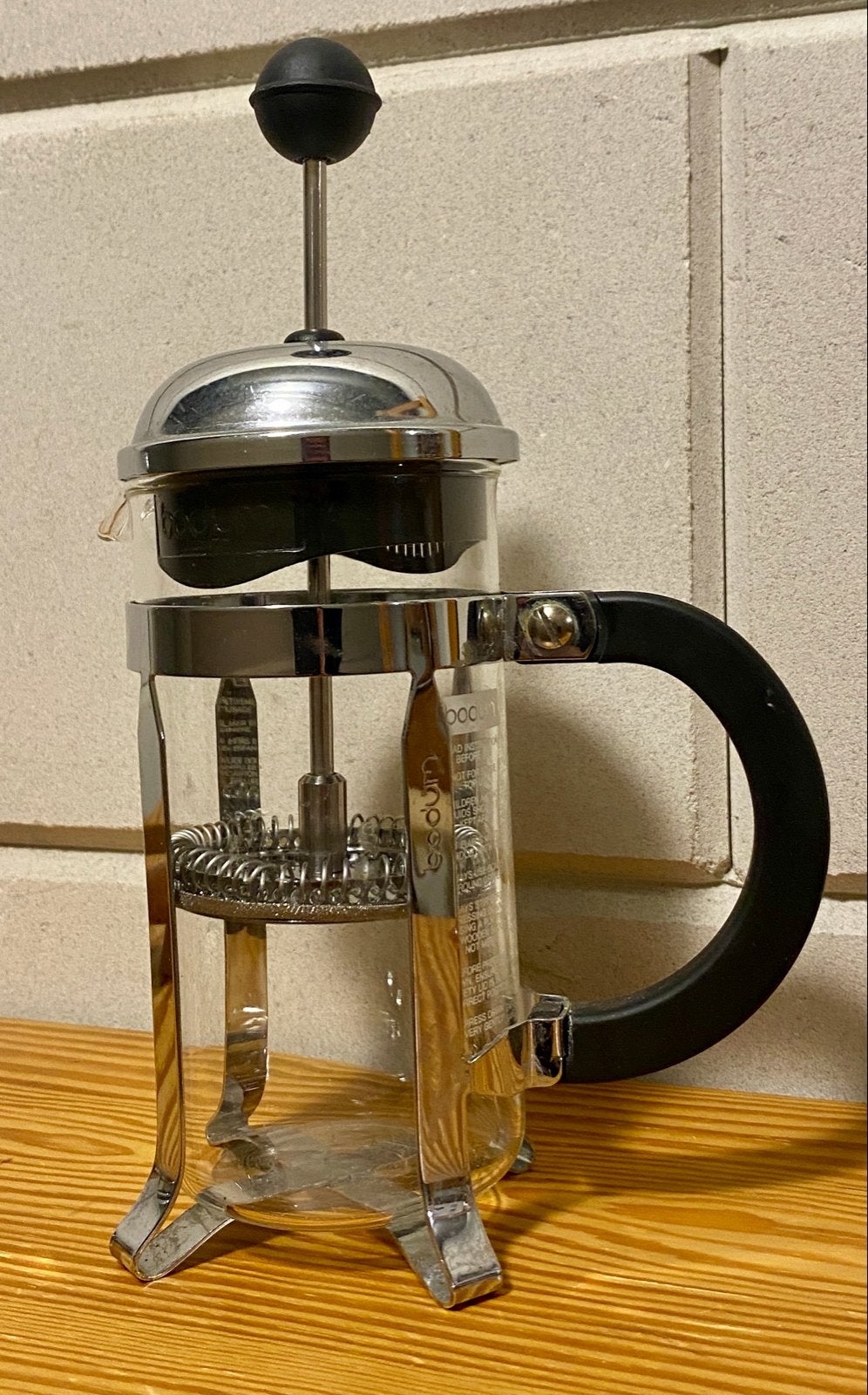 Bodum French Press Koffiezetapparaat - Zo goed als nieuw, Bodum, Ophalen of Verzenden, Zo goed als nieuw, Zwart