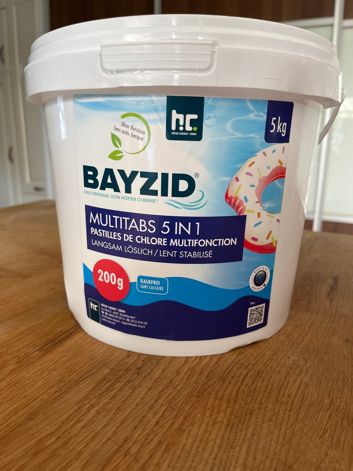 Bayzid Multitabs 5 in 1 Chloortabletten 5 kg, Tuin en Terras, Ophalen of Verzenden, Nieuw, Reinigingsmiddel
