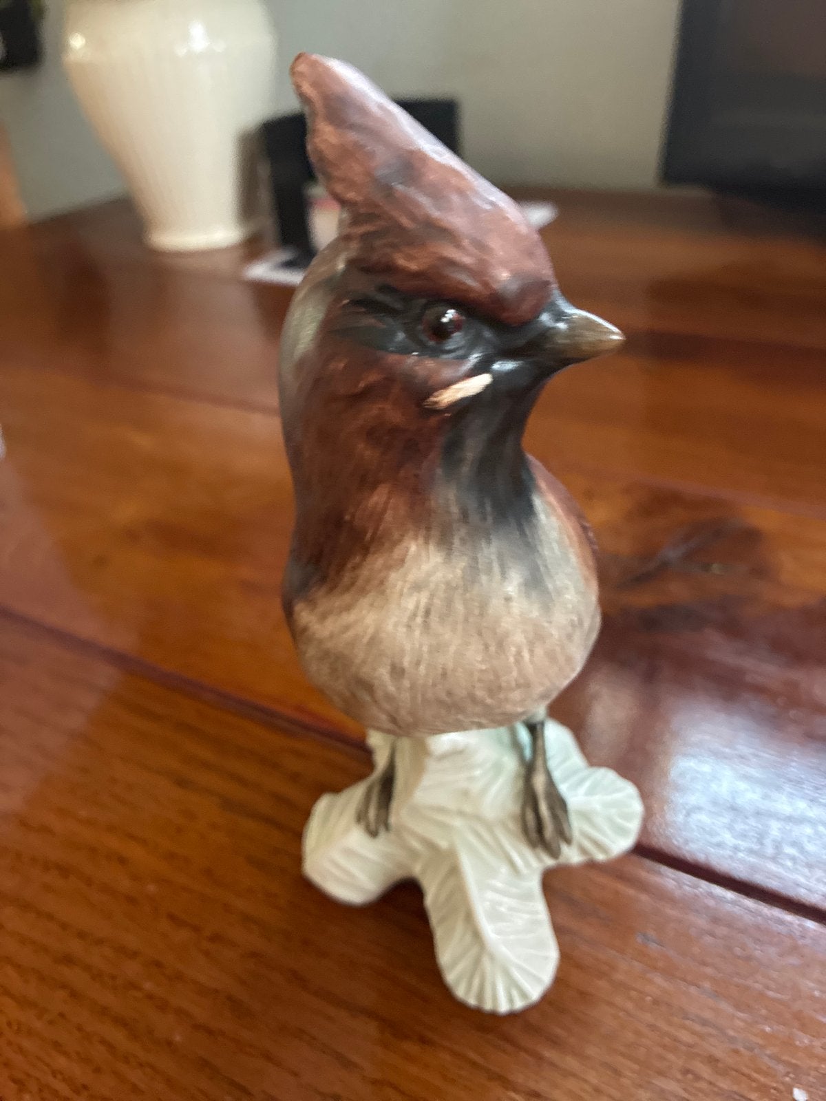 Goebel Porseleinen Vogelbeeldje - Cedar Waxwing, Ophalen of Verzenden, Zo goed als nieuw, Dier