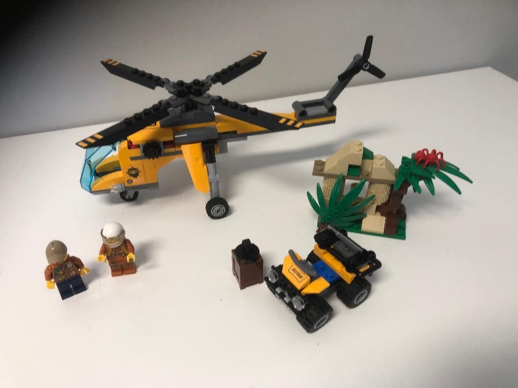 Lego city 60158 Jungle vrachthelikopter - compleet, Compleet, City, Lego, Ophalen of Verzenden