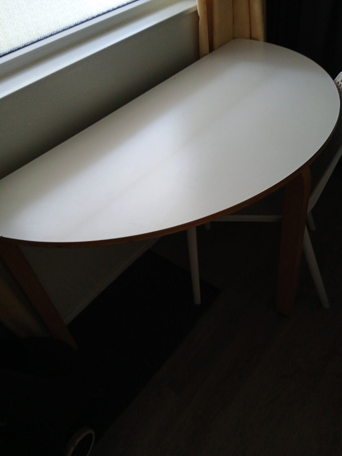 side tafel, Ophalen of Verzenden, Zo goed als nieuw, 25 tot 50 cm, Rechthoekig