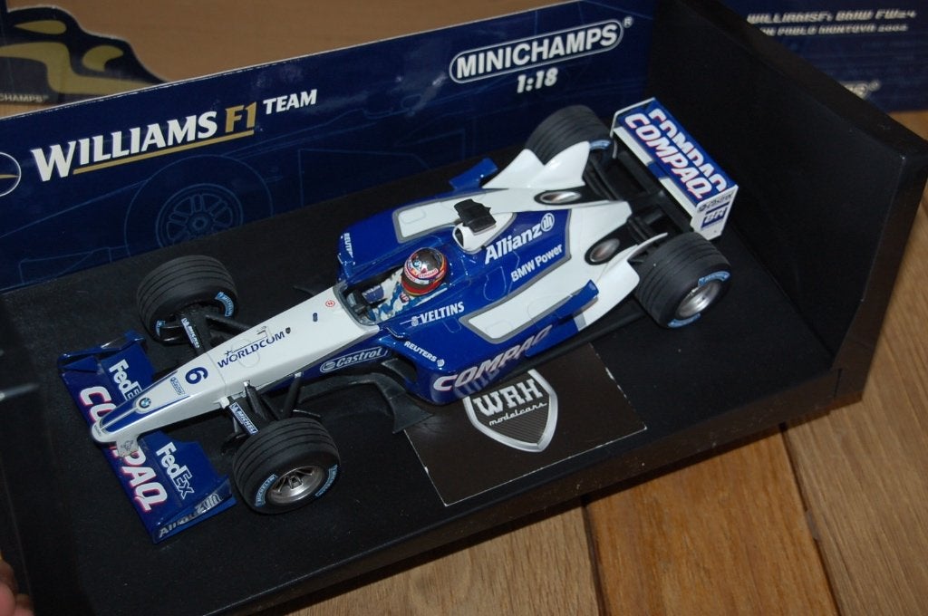 1:18 Williams F1 FW24 Montoya Minichamps WRH, Verzenden, Zo goed als nieuw, Auto, MiniChamps