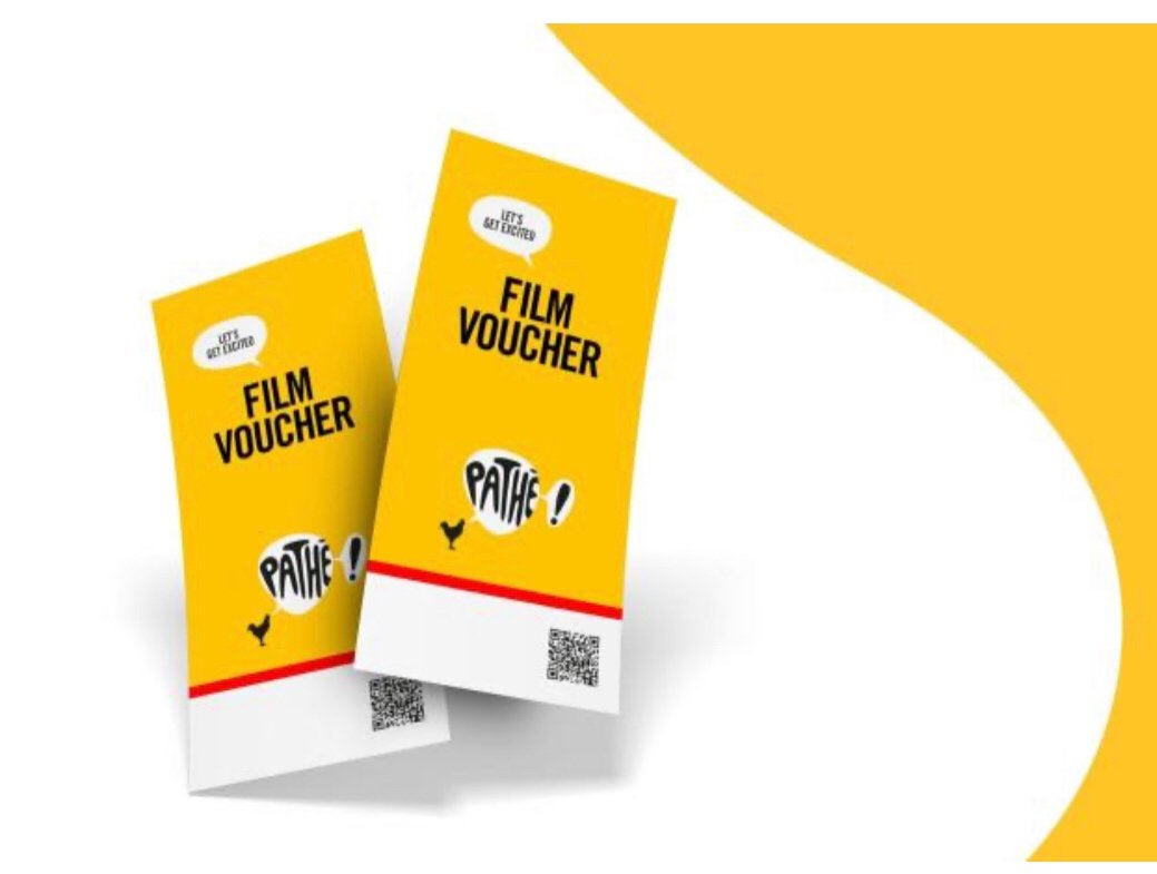 Pathé Film Voucher (alle dagen), Tickets en Kaartjes, Filmkaartjes, Eén persoon, Vrijkaartje alle films
