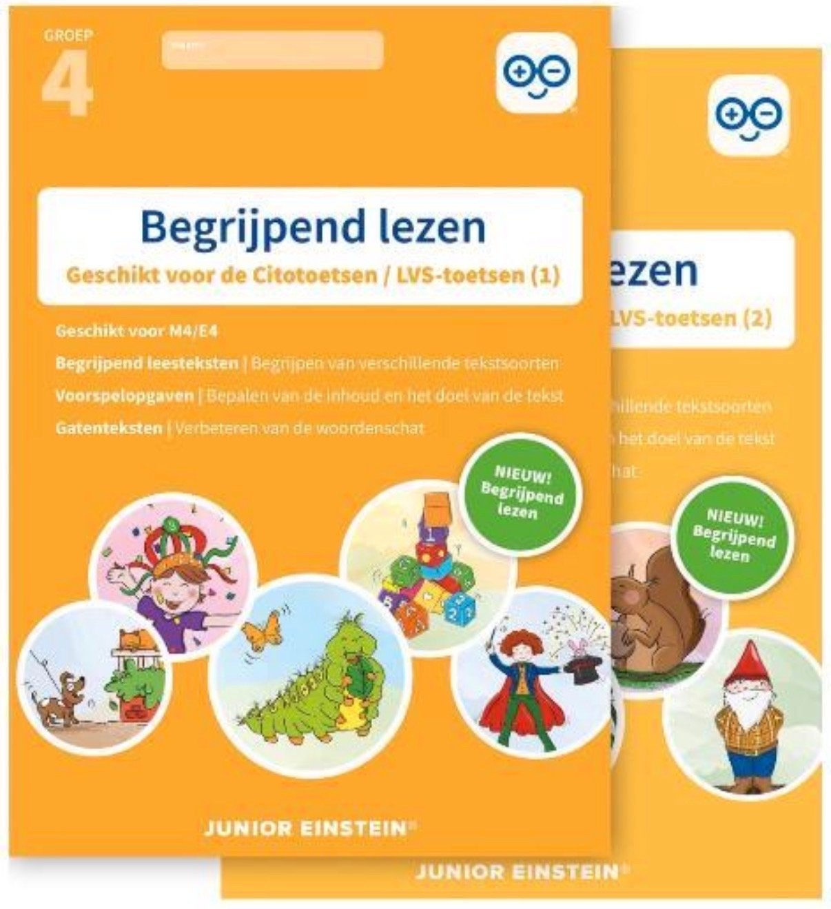 Junior Einstein Begrijpend Lezen Groep 4 boek 1&2, Ophalen, Alpha, Nieuw, Niet van toepassing