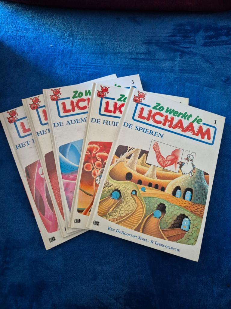 Zo werkt je Lichaam & Atlas Menselijk Lichaam (6 boeken), Boeken, Ophalen of Verzenden, Zo goed als nieuw, Overige wetenschappen