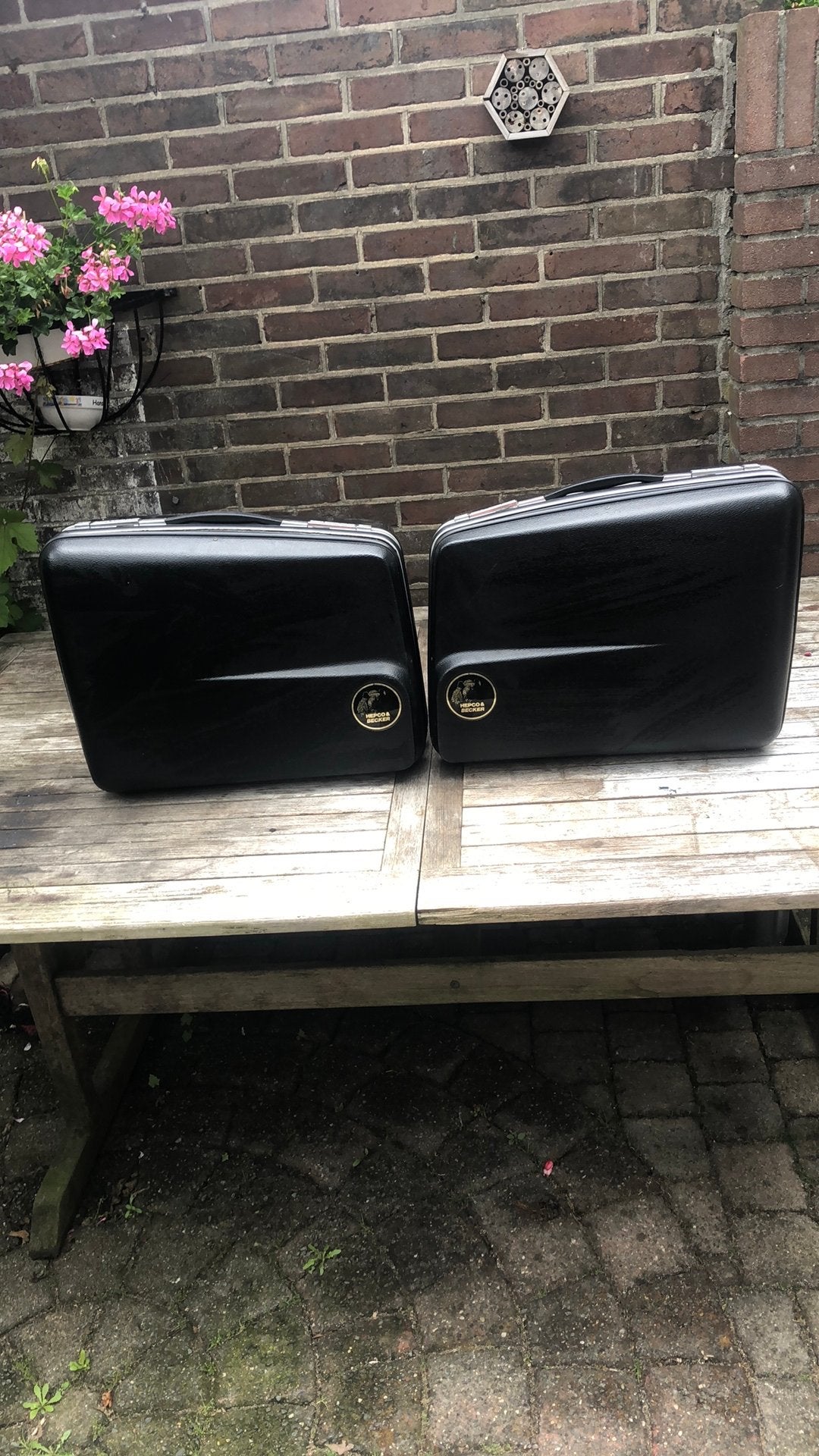 BMW motor koffers Hepco&Becker R45 R65 R80, Ophalen of Verzenden, Gebruikt