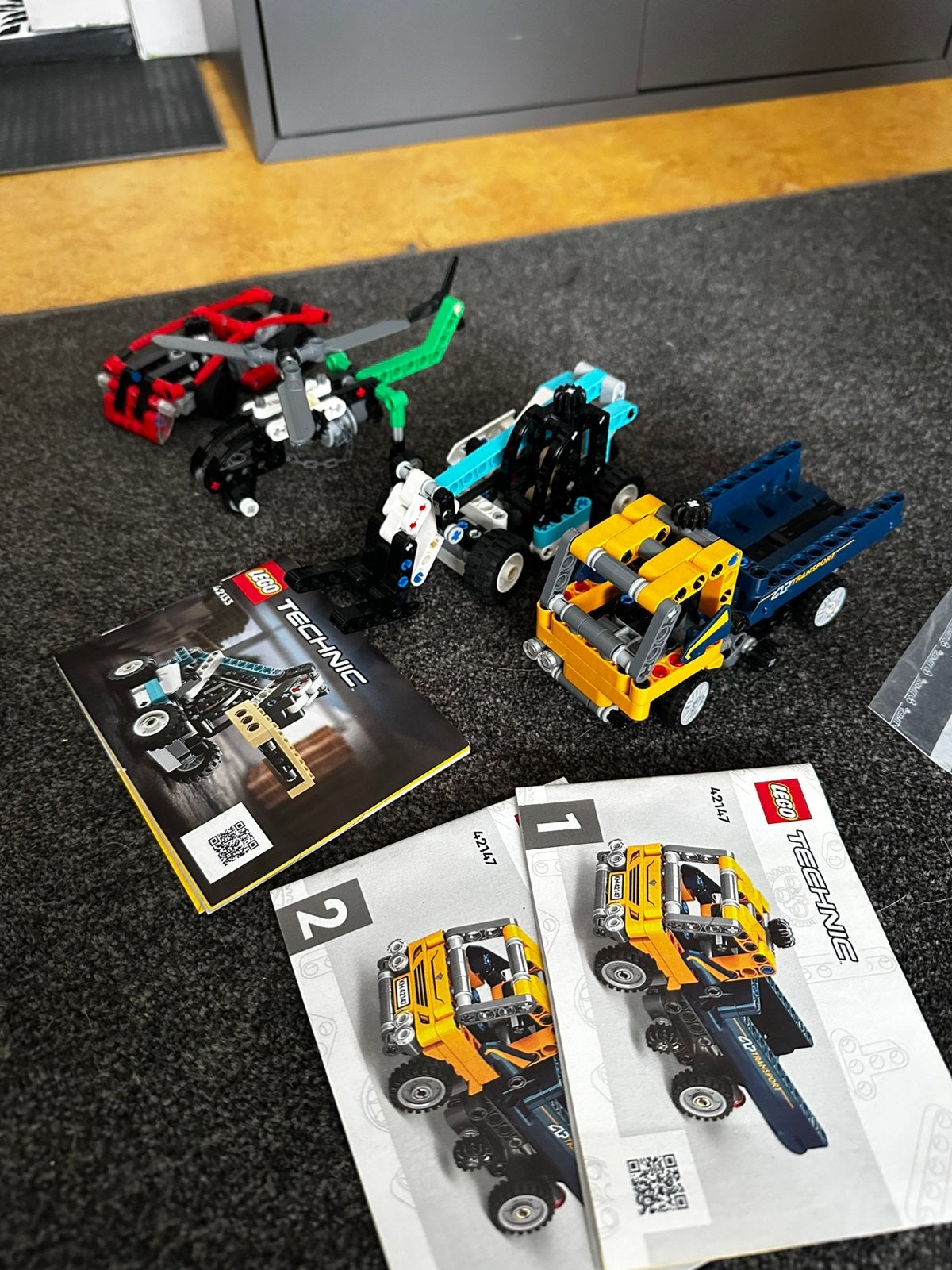 Lego Technic 42133 Verreiker met helikopter en auto, Gebruikt, Lego, Ophalen of Verzenden, Technic