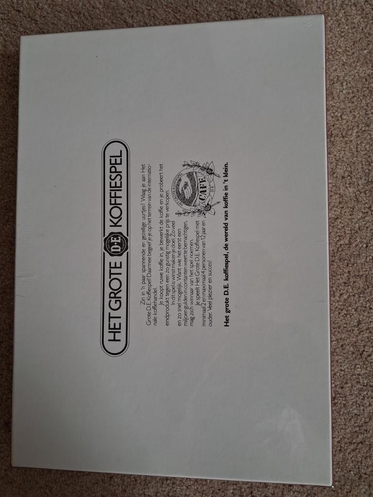 Het Grote D.E. Koffiespel - Vintage Bordspel, Hobby en Vrije tijd, Gezelschapsspellen | Bordspellen, Drie of vier spelers, Ophalen